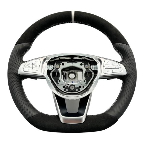 Mercedes W205 C63 W176 A53 W213 AMG Lenkrad neu Beziehen